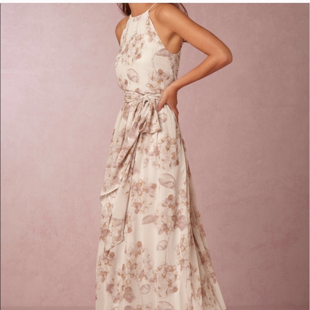 BHLDN Alana Dusty Rose dress